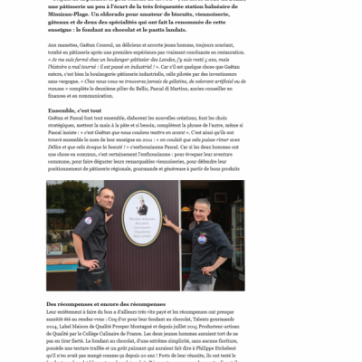 Adresse gourmande article