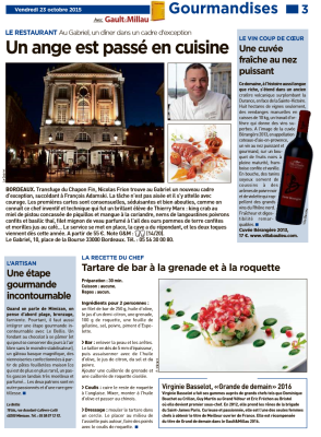 Gault millau 23 oct 2015