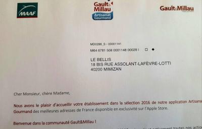 Gaultmillau lettre